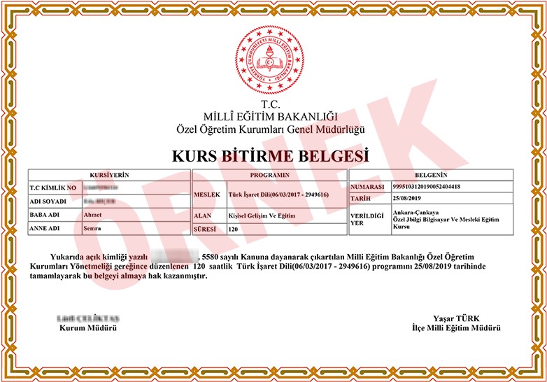 Katılım Belgesi